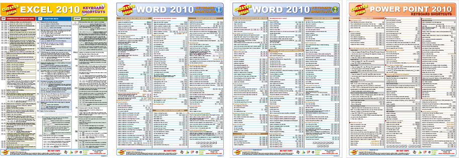 Office 2010 All Keyboard Shortcuts (Word, Excel, Power Point)